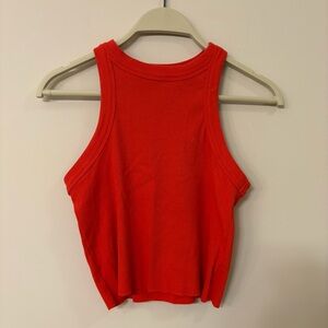 Red Orange Arizona Jean Co Women’s Halter Tank Top Size small